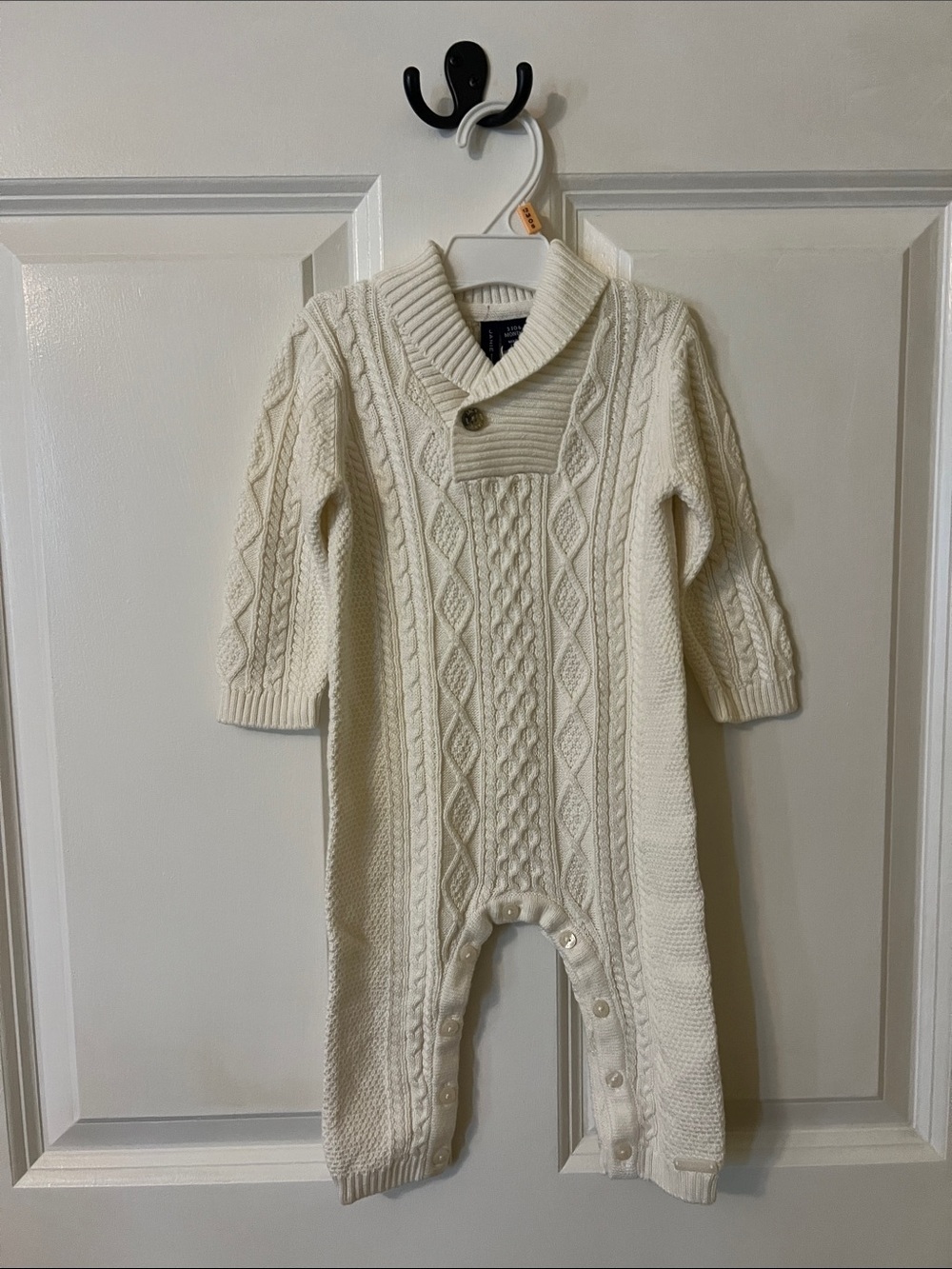Janie and Jack Collared Cable Knit Sweater Jumper